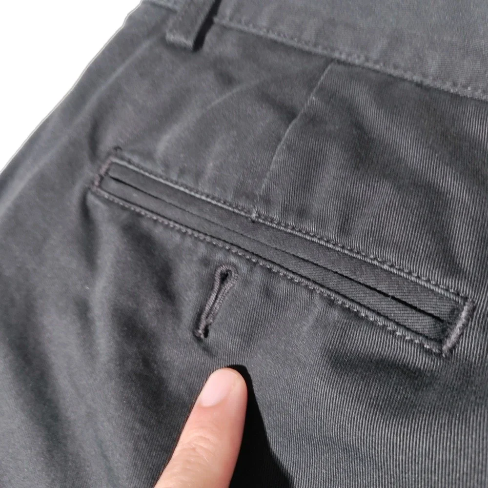 Polo Ralph Lauren Preston Pant 33x32 (32x30 Actual) Black Ctn Straight Trouser